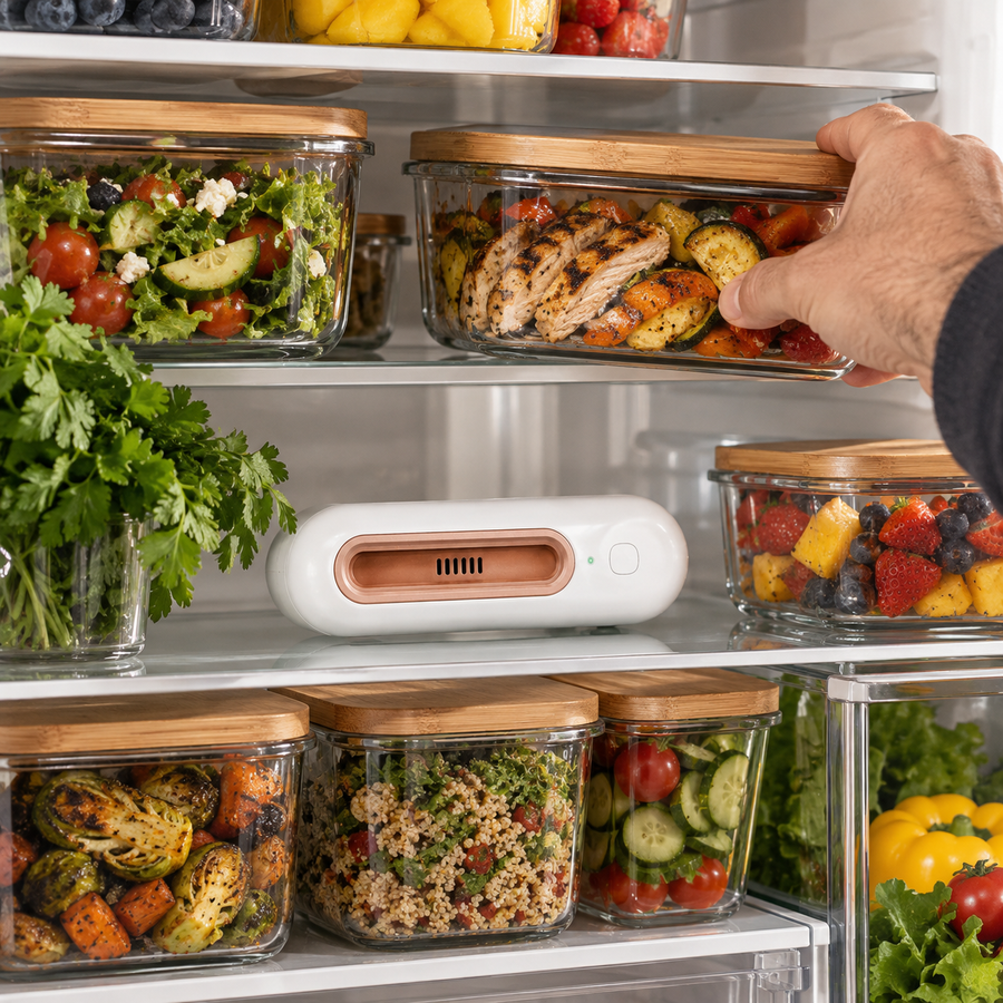 Meal prep en la nevera